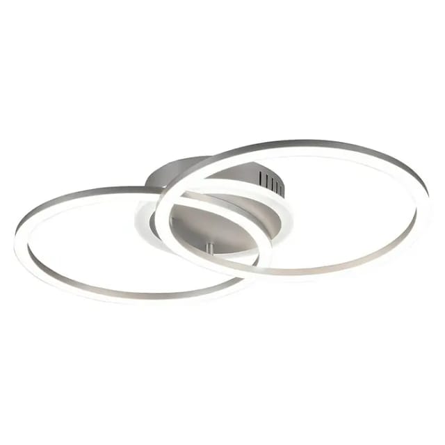Trio LED-Deckenleuchte Venida titanfarbig