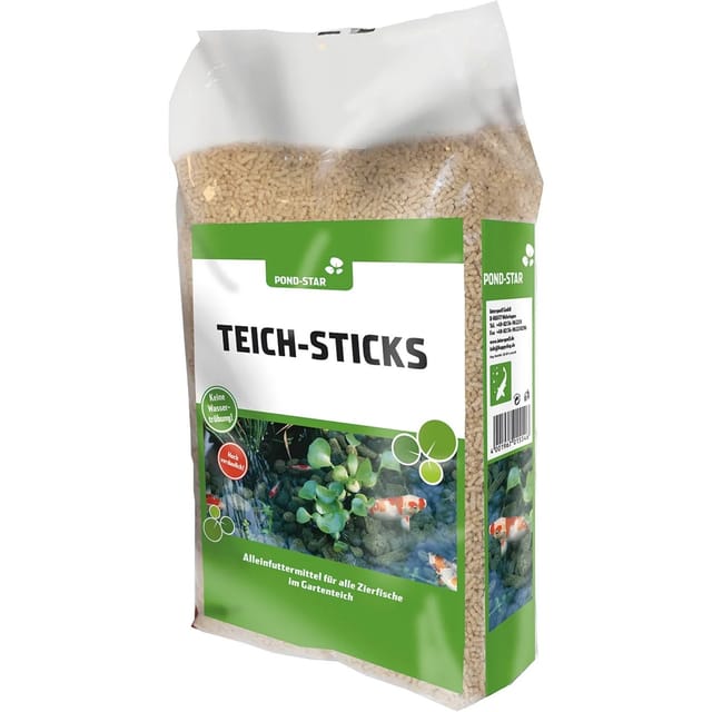 Teich-Fischfutter Pondstar Teichsticks Premium 15,
