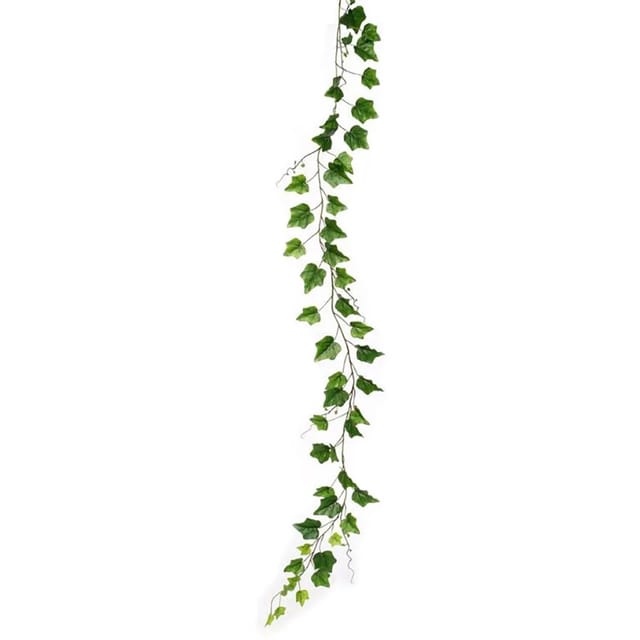 Flower Power Kunstblume Efeu Girlande 170 cm Grün