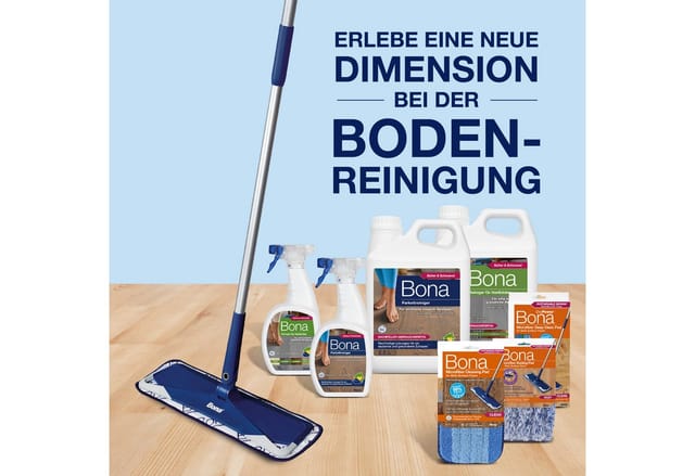 Bona Premium Teleskop-Mop mit Bona Mikrofaser-Pad