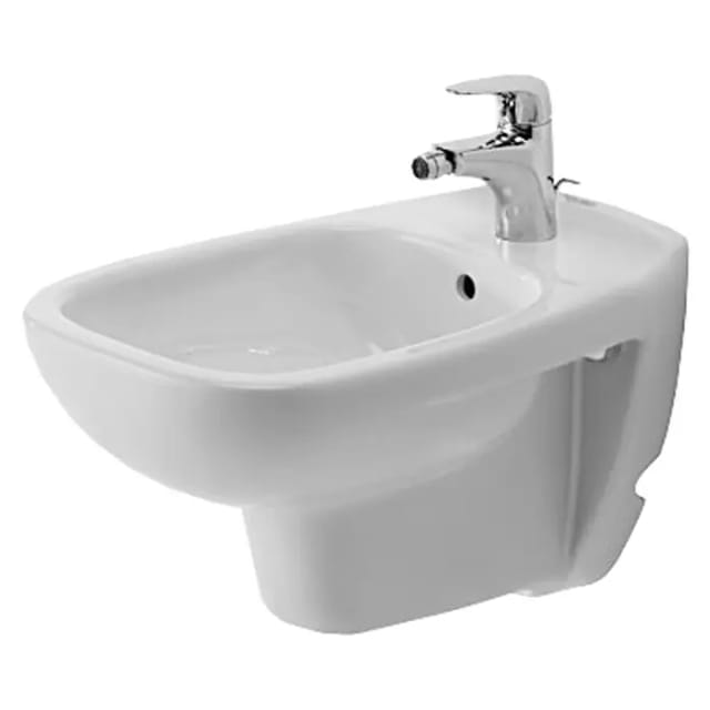 Duravit Wand-Bidet D-Code mit Überlauf und Hahnlochbank