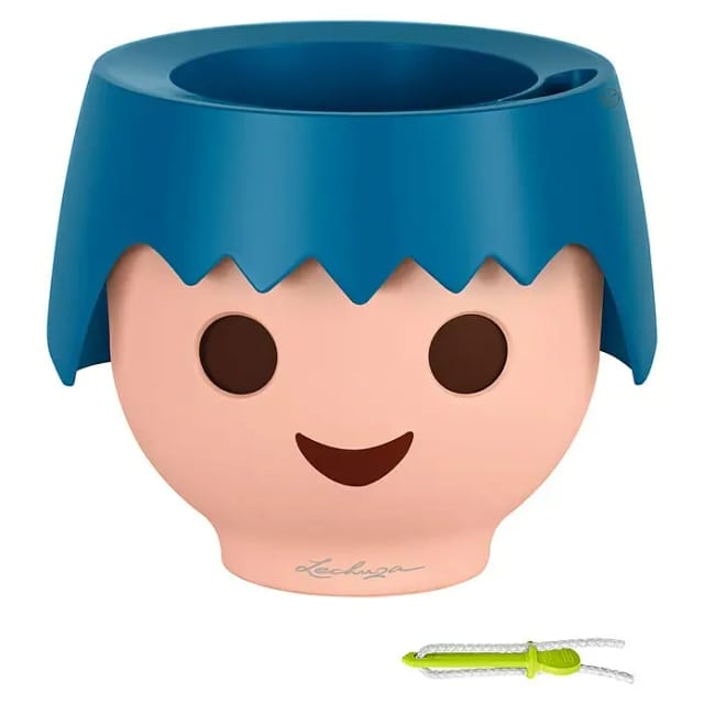 Lechuza® Pflanzgefäß Ojo 21 cm x 21 cm x 16 cm Ocean Blue