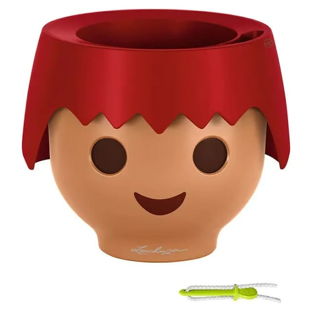 Lechuza® Pflanzgefäß Ojo 21 cm x 21 cm x 16 cm Fire Red