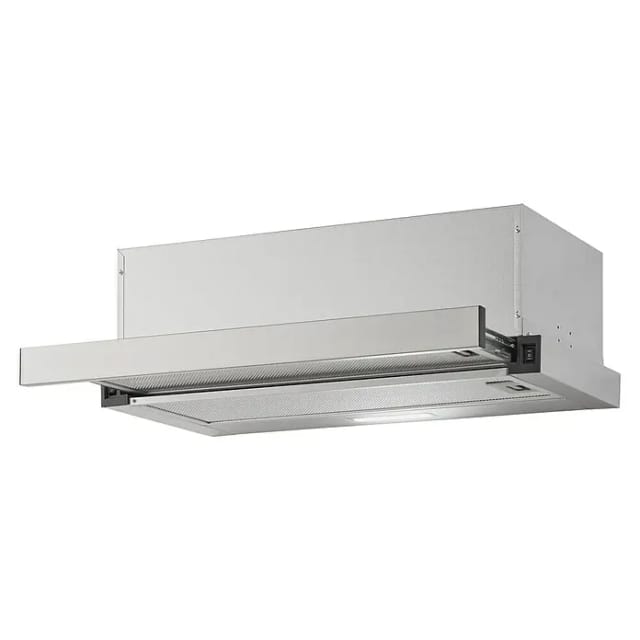 PKM Einbau-Dunstabzugshaube FS1-60BSPY ausziehbar Edelstahl EEK: B
