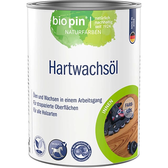Biopin Hartwachsöl Transparent seidenglänzend 2,5,