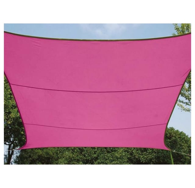 Perel Sonnensegel rechteckig 2 x 3 m Fuchsia