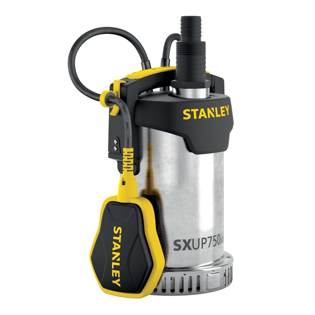 Stanley Tauchpumpe für Klarwasser Edelstahl 750 W