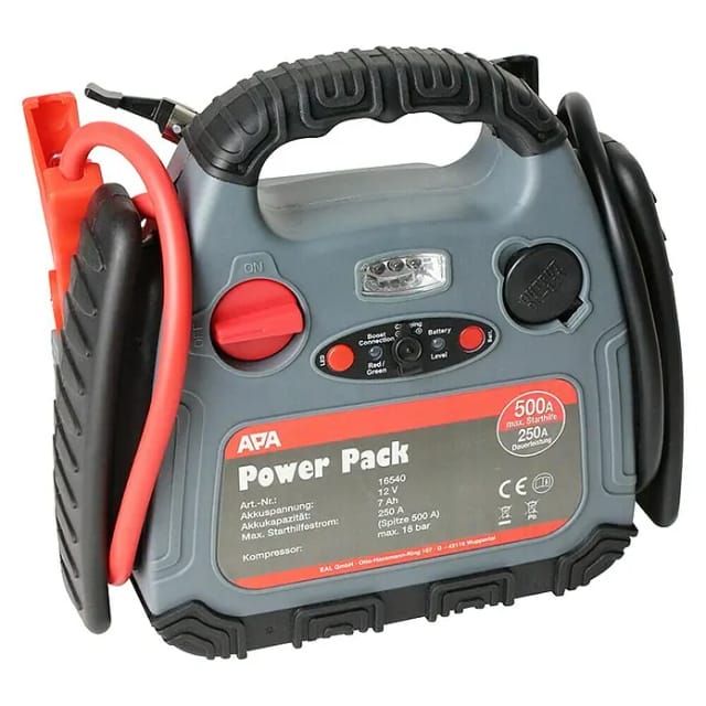 APA Starthilfe Powerpack 250 A mit Kompressor