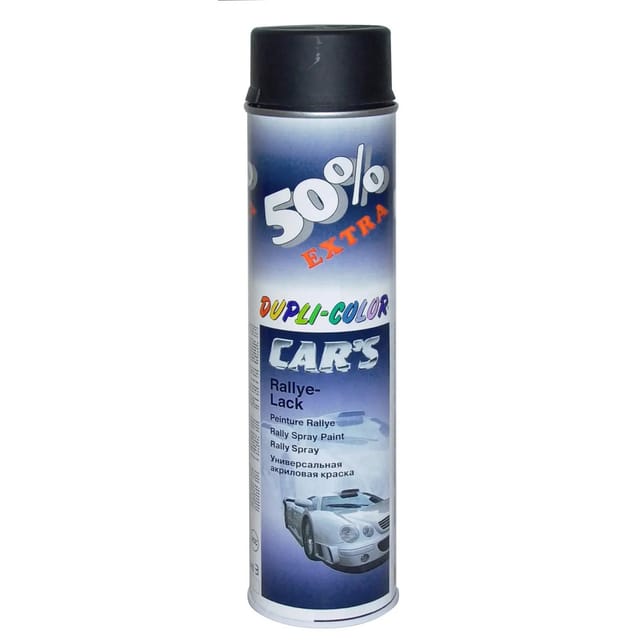 Dupli-Color Lackspray Cars Rallye-Lack Schwarz Matt 600 ml