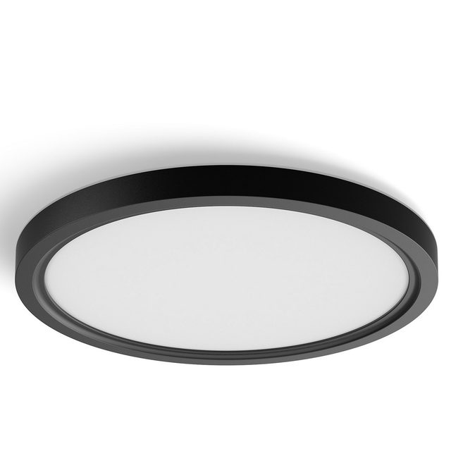 Philips Hue LED-Panel Tento White Ambiance S Schwarz Ø 29,1 cm