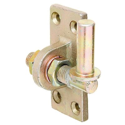 Kloben zum Anschrauben galvanisch verzinkt mit Dorn 105 x 45 x 8 mm