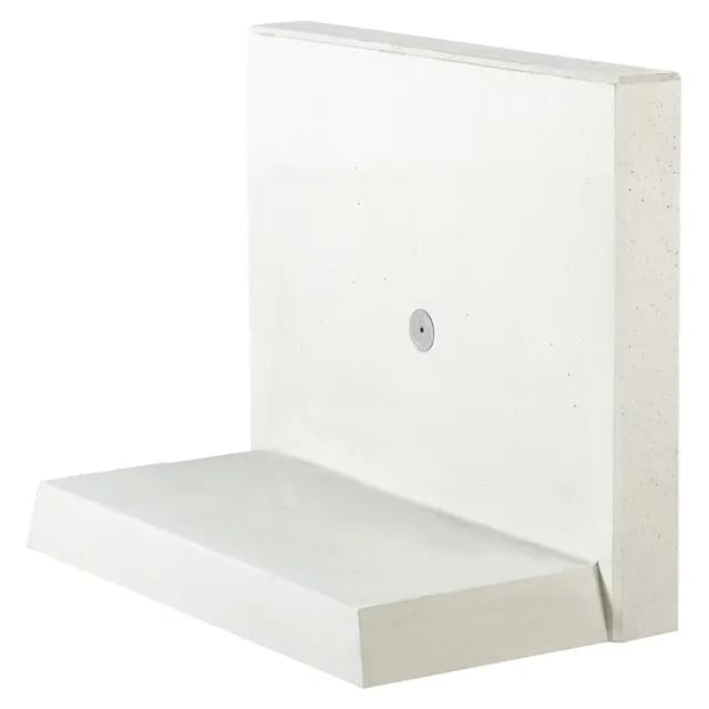 Diephaus L-Stein bewehrt Grau 80 x 100 x 45 x 12 cm