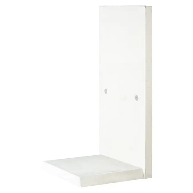 Diephaus L-Stein bewehrt Grau 205 x 100 x 115 x 12 cm