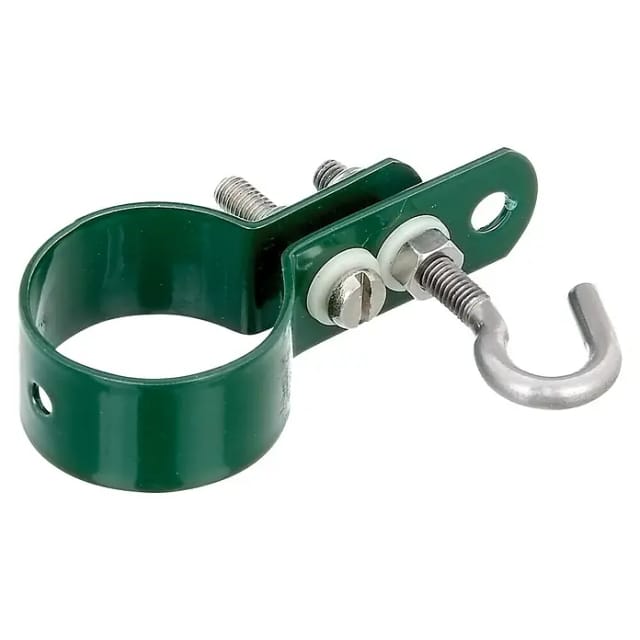 Geflechtspannstabschelle Grün 40 mm