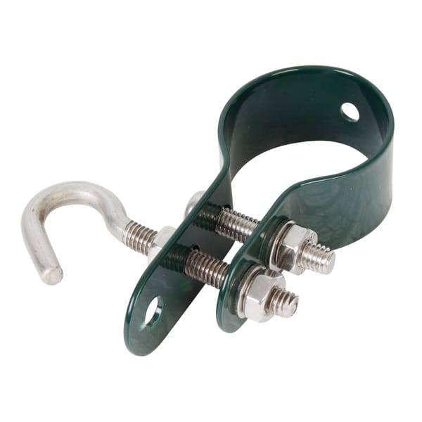 Geflechtspannstabschelle Grün 34 mm