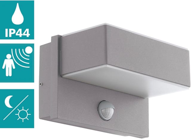 Eglo LED-Außenwandleuchte 5,6 W 1200,m Silber/Weiß