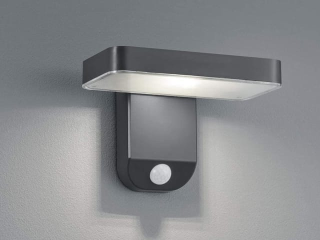 Trio LED-Außenwandleuchte Esquel mit Solarmodul Anthrazit