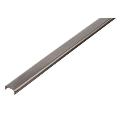 U-Profil Edelstahl 10 mm x 16 mm x 1.000 mm