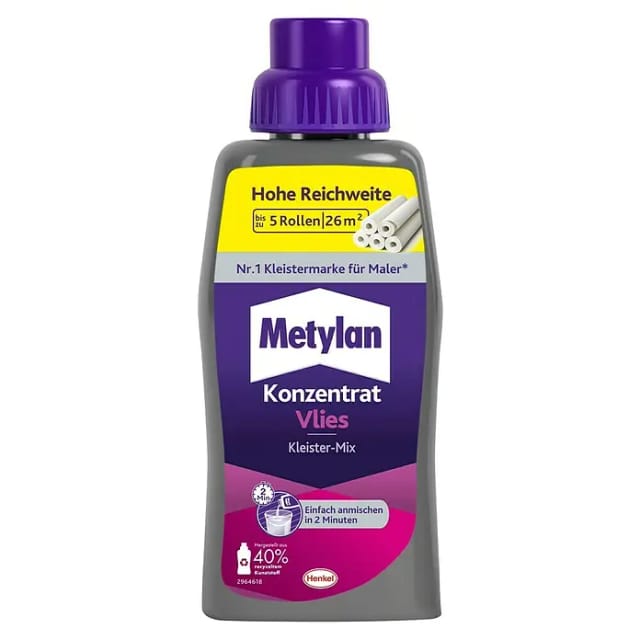Metylan Fertigkleister Konzentrat Vlies 500 g Flasche Transparent