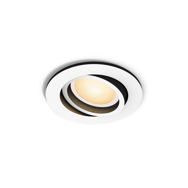 Philips Hue LED-Einbauspot Milliskin White Ambiance Rund Weiß