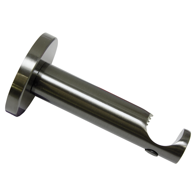Gardinia Träger Chicago für Ø 20 mm offen Titan 8 cm