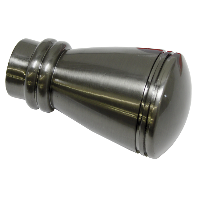 Gardinia Endstück Chicago Siro für Ø 20 mm Titan 2-er Pack