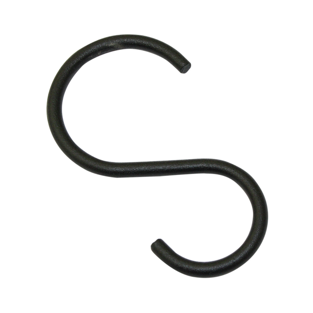 Gardinia S - Haken Industrial Home Ø 25 mm Schwarz 10 Stück