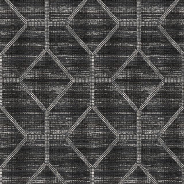 Sublime Vliestapete Geo Textur 10 m x 52 cm Dunkelgrau FSC®