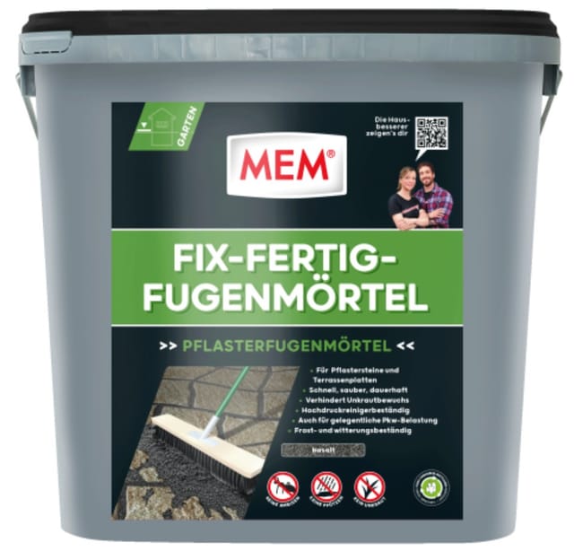 MEM Fix-Fertig-Fugenmörtel Basalt 25 kg