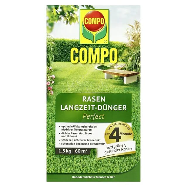 Compo Rasen Langzeit-Dünger Perfect 1,5 kg