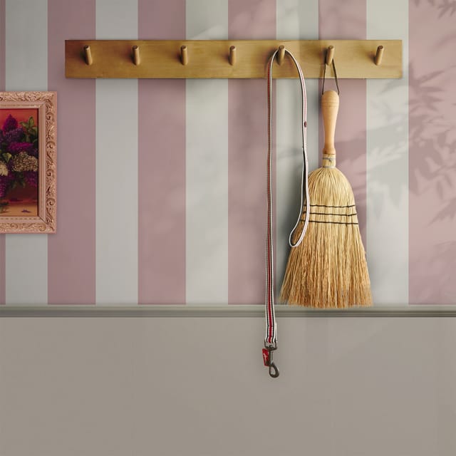Joules Vliestapete Harborough Streifen 10 m x 52 cm Rosa FSC®