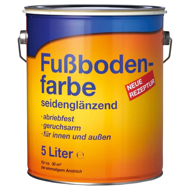 Fussbodenfarbe Seidenglänzend Grau 5,