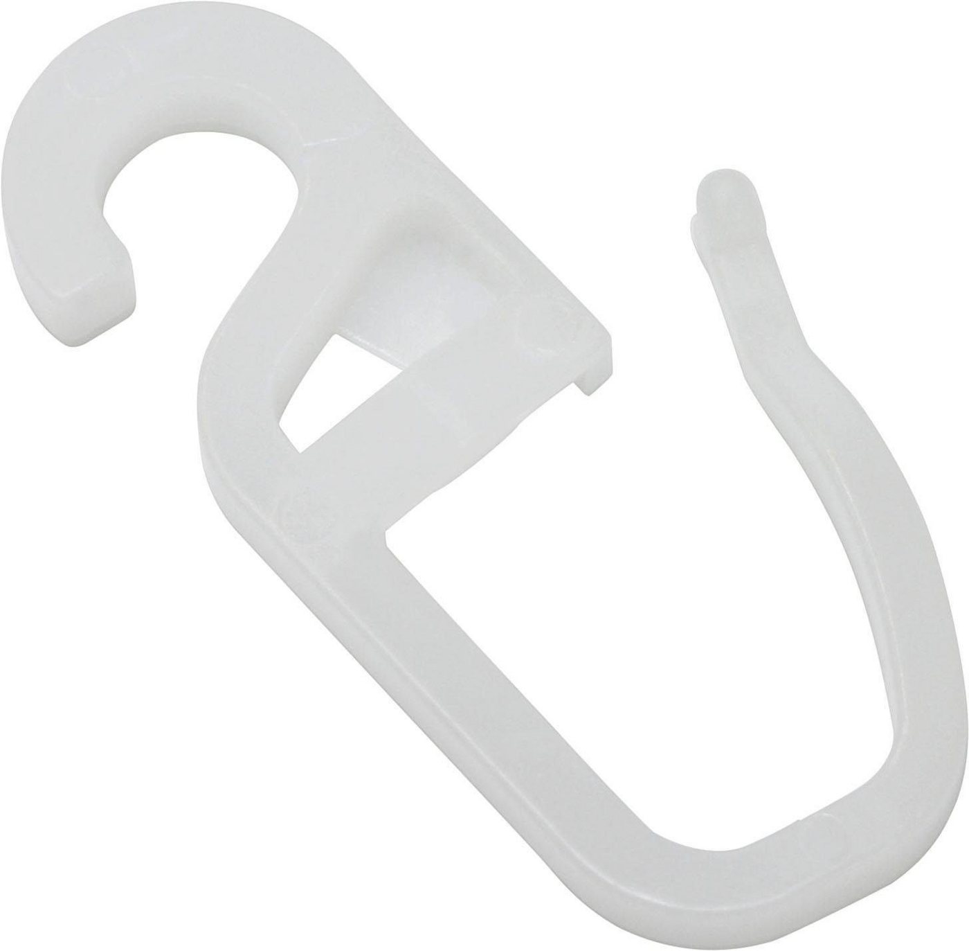 Gardinia Faltenlegehaken POM-Qualität 16 mm Rohweiß 10-er Pack Bild 4