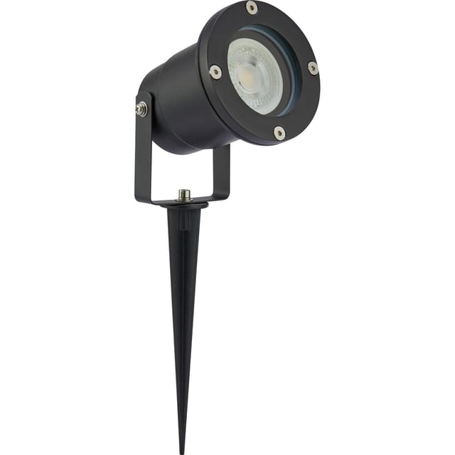 LED-Strahler 5 W 2700K IP44 Schwarz inkl. GU10