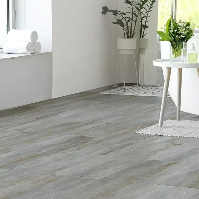 Bodenfliese Feinsteinzeug Allora due Grau Matt 60,4 cm x 30 cm