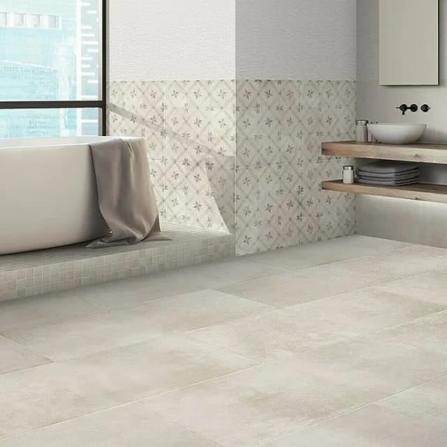 Bodenfliese Feinsteinzeug Marte Beige Matt 60 cm x 120 cm