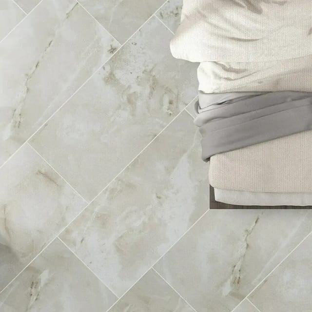 Bodenfliese Feinsteinzeug Opium Creme Poliert 60 cm x 120 cm