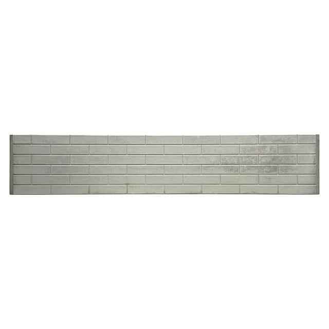 Betonzaun-Platte Steinglatt 200 cm x 38,5 cm x 3 cm