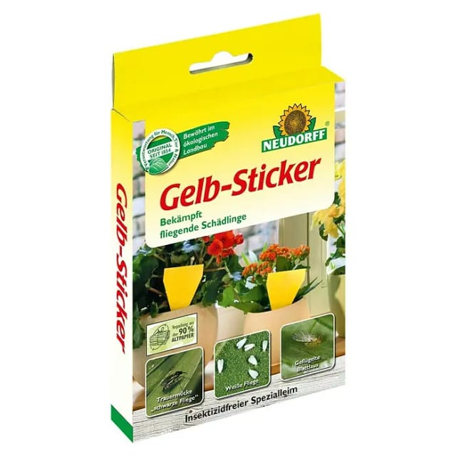 Neudorff Gelb-Sticker