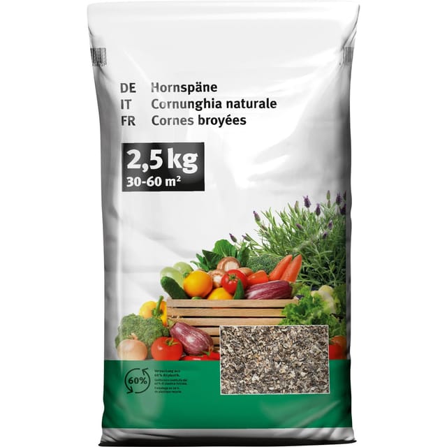 Hornspäne 2,5 kg 30-60 m2
