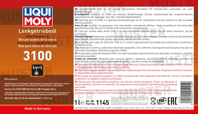 Liqui Moly Lenkgetriebeöl 3100 1,