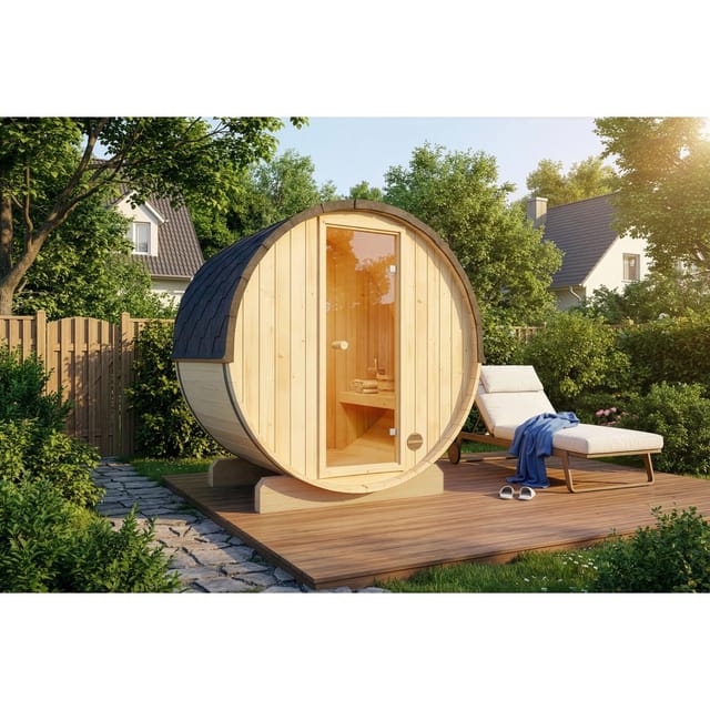 FinnTherm Fasssauna Mini XXS