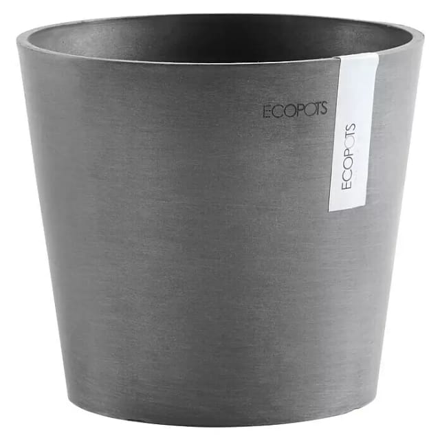 Ecopots Pflanztopf Amsterdam Ø 17 cm x 15 cm Grau