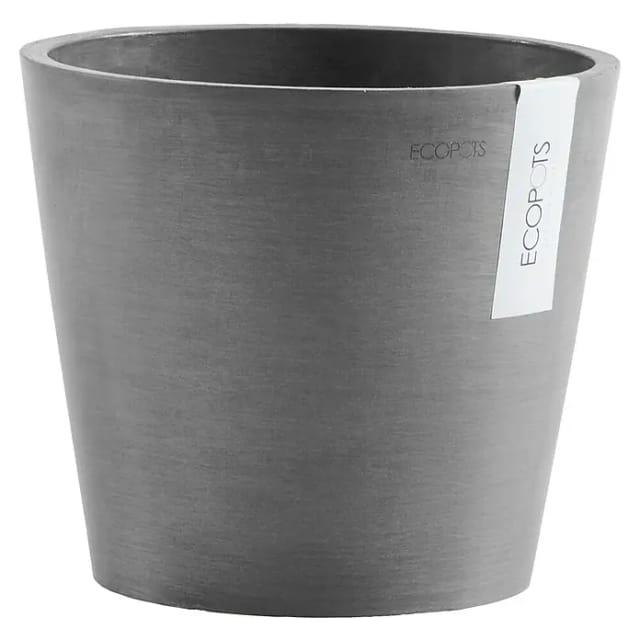 Ecopots Pflanztopf Amsterdam Ø 20 cm x 18 cm Grau