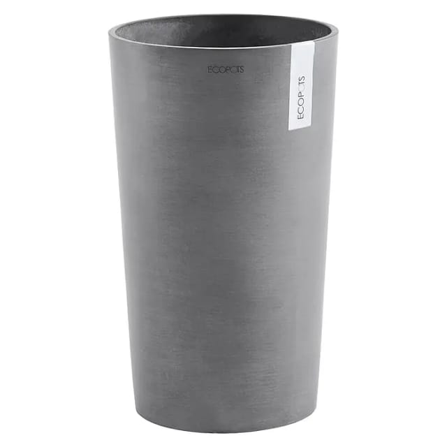 Ecopots Pflanztopf Amsterdam Ø 30 cm x 50 cm Grau