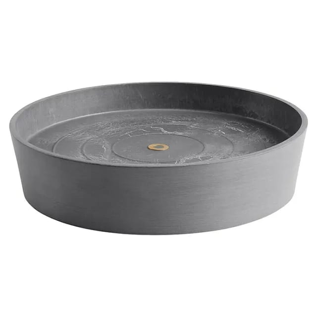 Ecopots Untersetzer mit Rollen Amsterdam Ø 34 cm Grau