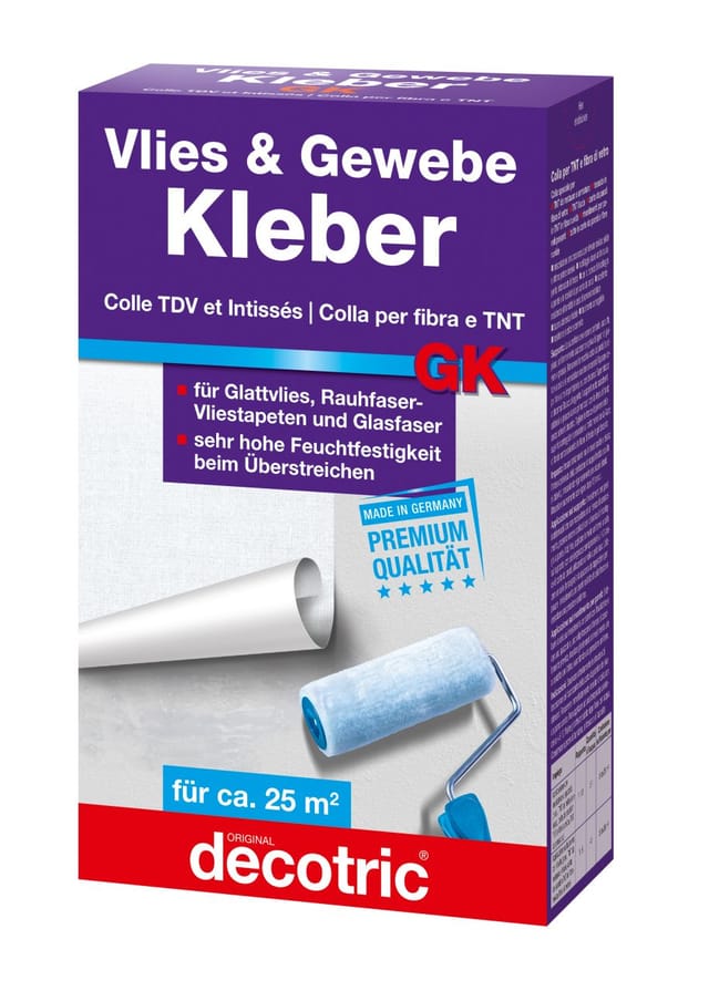 Decotric Kleber für Vlies und Gewebe 500 g