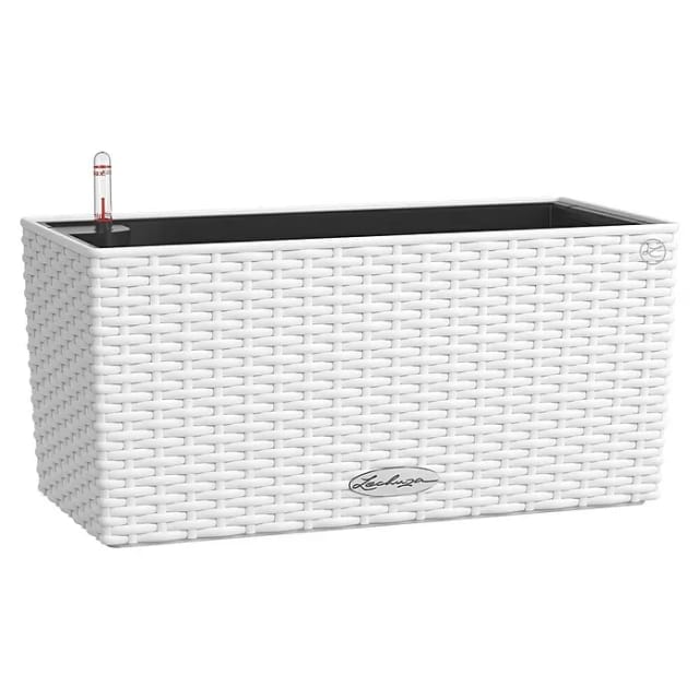 Lechuza® Pflanzgefäß Balconera Cottage 40 cm x 19 cm Weiß