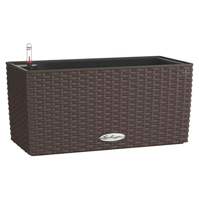 Lechuza® Pflanzgefäß Balconera Cottage 40 cm x 19 cm Mokka