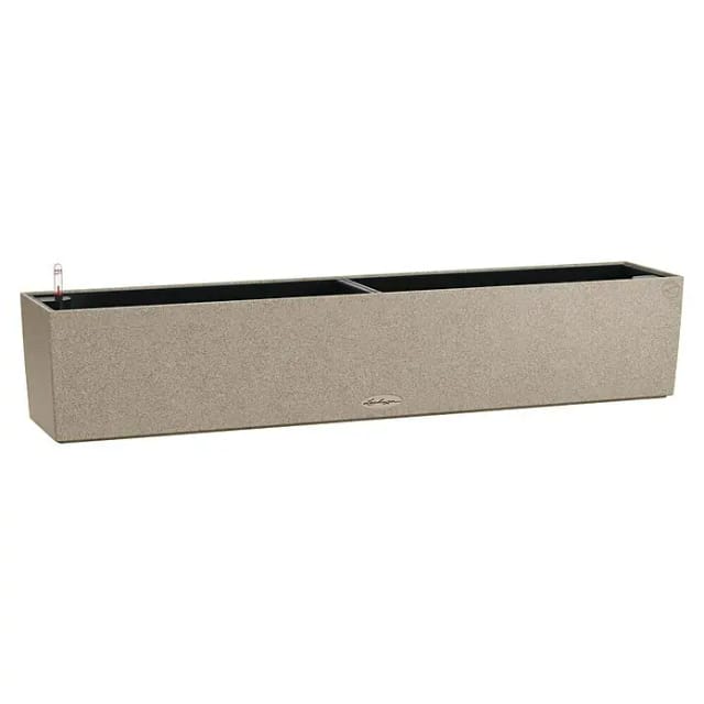 Lechuza® Pflanzgefäß Balconera Stone 100 cm x 19 cm Sandbeige